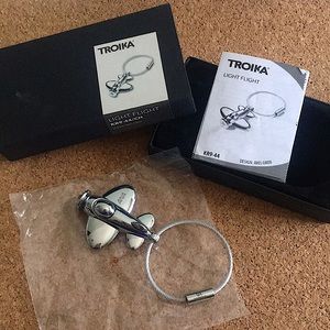 🖤NEW💕Airplane light keychain